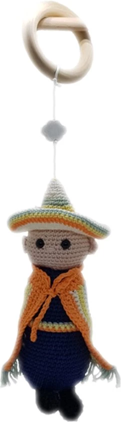 Per Il Bambino Babygymhangers Set Peru (exclusief Babygym) - Baby - Speelgoed - Handgemaakt - Babygym 4 Per Il Bambino Babygymhangers Set Peru (exclusief Babygym) - Baby - Speelgoed - Handgemaakt - Babygym - Afbeelding 4