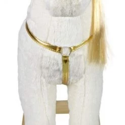 Infantastic® Hobbelpaard - Vanaf 1 Jaar - Met Geluidseffecten - Schommelspeelgoed - Gouden Eenhoorn