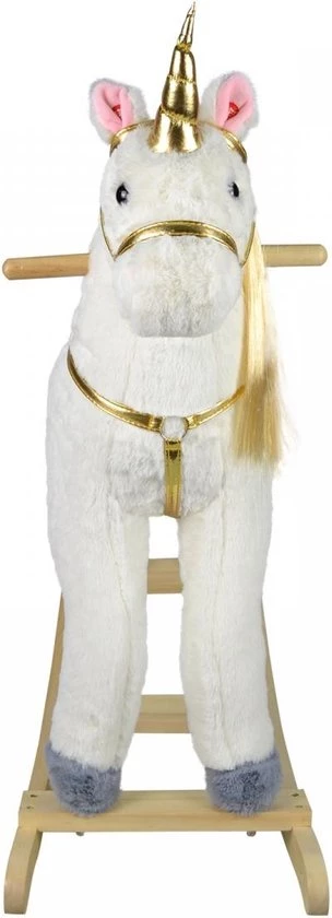 Infantastic GoodVibes - Hobbelpaard Voor Kinderen - Schommelpaard Unicorn - Stevige Constructie - Knuffelzacht Met Geluidseffecten - Gouden Eenhoorn 11 Infantastic GoodVibes - Hobbelpaard Voor Kinderen - Schommelpaard Unicorn - Stevige Constructie - Knuffelzacht Met Geluidseffecten - Gouden Eenhoorn - Afbeelding 11