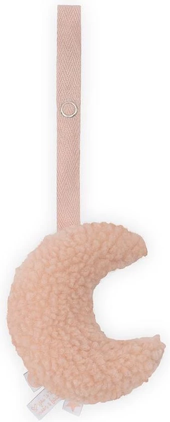 Jollein Babygym Speeltjes - Moon - Pale Pink - 4 Stuks 2 Jollein Babygym Speeltjes - Moon - Pale Pink - 4 Stuks - Afbeelding 2