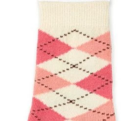 FCTRY - Babysokjes Argyle - Roze