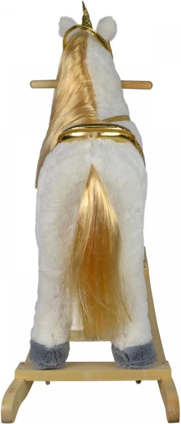 Infantastic GoodVibes - Hobbelpaard Voor Kinderen - Schommelpaard Unicorn - Stevige Constructie - Knuffelzacht Met Geluidseffecten - Gouden Eenhoorn 7 Infantastic GoodVibes - Hobbelpaard Voor Kinderen - Schommelpaard Unicorn - Stevige Constructie - Knuffelzacht Met Geluidseffecten - Gouden Eenhoorn - Afbeelding 7