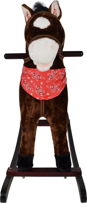Infantastic GoodVibes - Hobbelpaard Voor Kinderen - Schommelpaard - Stevige Constructie - Knuffelzacht Met Geluidseffecten - Andalusiër Donkerbruin 3 Infantastic GoodVibes - Hobbelpaard Voor Kinderen - Schommelpaard - Stevige Constructie - Knuffelzacht Met Geluidseffecten - Andalusiër Donkerbruin - Afbeelding 3