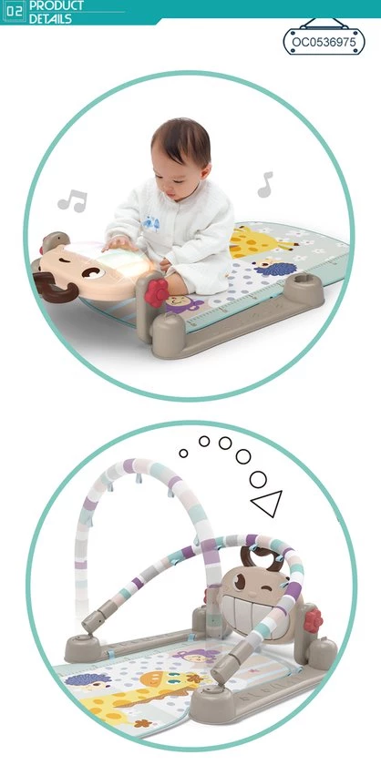 Wannahave Muziek Baby Mat Met Speeltjes En Piano Voor Baby 0-2 Jaar - Babymat - Baby Speelmat - Interactief Speelmat 5 Wannahave Muziek Baby Mat Met Speeltjes En Piano Voor Baby 0-2 Jaar - Babymat - Baby Speelmat - Interactief Speelmat - Afbeelding 5