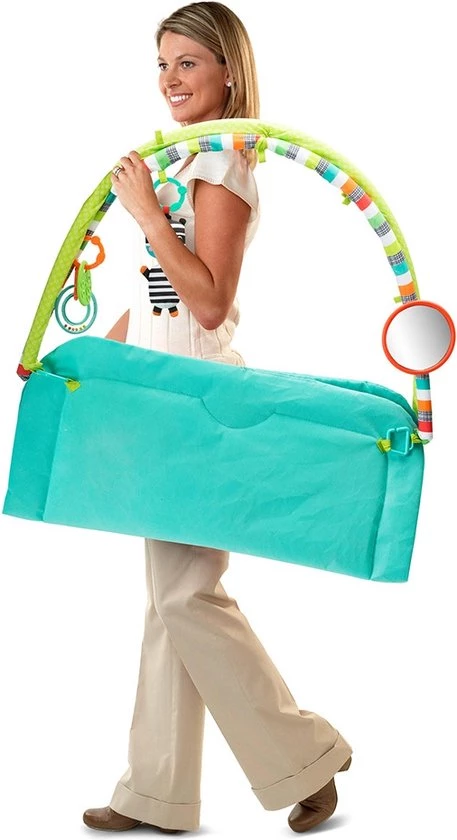 Bright Starts Zig Zag Safari Activity Gym Speelkleed K52039 5 Bright Starts Zig Zag Safari Activity Gym Speelkleed K52039 - Afbeelding 5