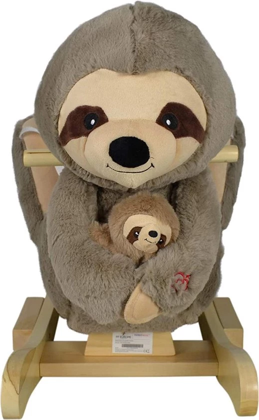 Infantastic- Hobbeldier -schommel Luiaard, Hobbelluiaard, Muziekfunctie 2 Infantastic- Hobbeldier -schommel Luiaard, Hobbelluiaard, Muziekfunctie - Afbeelding 2