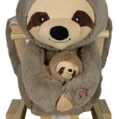 Infantastic Hobbelpaard - Hobbeldier - Schommelpaard - Vanaf 10 Maanden - Met Geluid - 61 X 32 X 52 Cm - Pluche - Bruin -babygyms Winkel 522x840 1