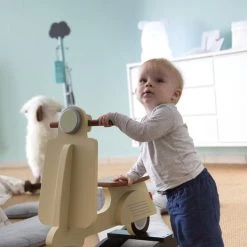 Childhome CHILDWOOD - SCHOMMEL SCOOTER CREAM 14 Childhome CHILDWOOD - SCHOMMEL SCOOTER CREAM -babygyms Winkel 525x840