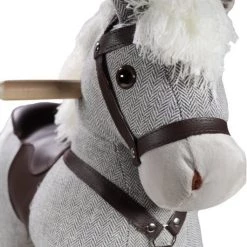 Tryco Milo Grijs Hobbelpaard 36m+ TR-120109 -babygyms Winkel 530x840 1