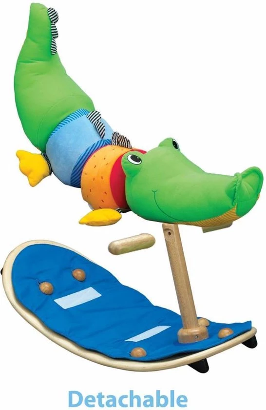 Wonder-World Hobbelkrokodil Wonderwold 90x36x48 Cm 3 Wonder-World Hobbelkrokodil Wonderwold 90x36x48 Cm - Afbeelding 3