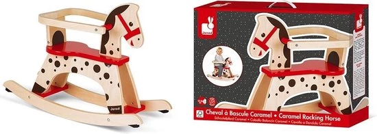 Janod - Janod Schommelpaard Caramel 7 Janod - Janod Schommelpaard Caramel - Afbeelding 7