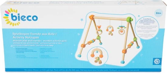 Bieco Toys My First Gym Oranje Groen Houten Babygym 23000012 4 Bieco Toys My First Gym Oranje Groen Houten Babygym 23000012 - Afbeelding 4