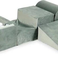 Moje. Speelset Velvet Grey - 5 Elementen Incl Mini Ballenbad En 100 Ballen | Baby Foam Playset