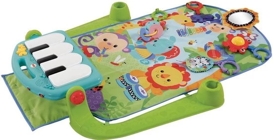 Fisher-Price Trappel En Speel-Piano - Speelmat Met Piano En 5 Speeltjes - Blauw 17 Fisher-Price Trappel En Speel-Piano - Speelmat Met Piano En 5 Speeltjes - Blauw - Afbeelding 17