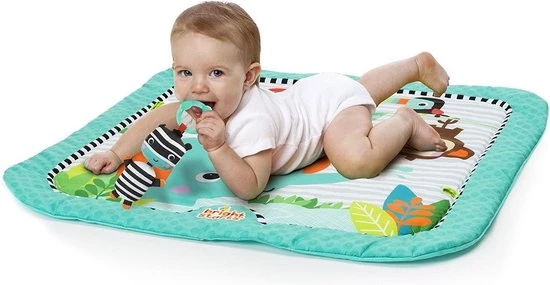 Bright Starts Zig Zag Safari Activity Gym Speelkleed K52039 6 Bright Starts Zig Zag Safari Activity Gym Speelkleed K52039 - Afbeelding 6