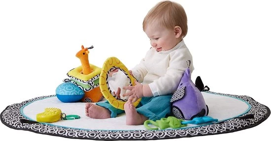 Babygym, Baby Cadeau - Jongen & Meisje, Dierenvriendjes Speelmat, Interactief Speelgoed – Multikleuren 2 Babygym, Baby Cadeau - Jongen & Meisje, Dierenvriendjes Speelmat, Interactief Speelgoed – Multikleuren - Afbeelding 2