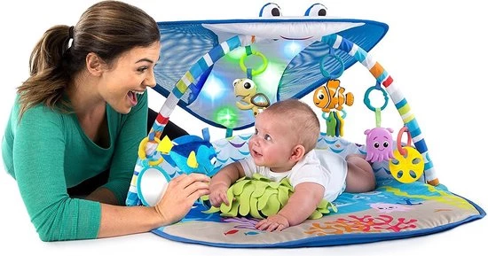Bright Starts Mr. Ray Ocean Lights Activity Gym 5 Bright Starts Mr. Ray Ocean Lights Activity Gym - Afbeelding 5