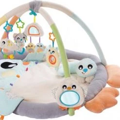 Playgro Snuggle Me Penguin Tummy Time Gym - Babygym Met Buikligkussen - Speelkleed - Speeltapijt -babygyms Winkel 550x295