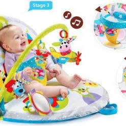 Yookidoo Baby Speelkleed Babysitter Gymotion Lay To Sit-Up Play Met Bogen -babygyms Winkel 550x301