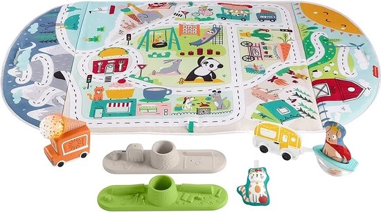 Babygym, Baby Cadeau - Jongen & Meisje, Dierenvriendjes Speelmat, Interactief Speelgoed – Multikleuren 2 Babygym, Baby Cadeau - Jongen & Meisje, Dierenvriendjes Speelmat, Interactief Speelgoed – Multikleuren - Afbeelding 2
