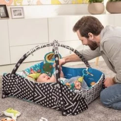 Lionelo Anika Plus Multicolor - Babygym - 2 In 1 Speelkleed - 5 Speelgoed -babygyms Winkel 550x309 19