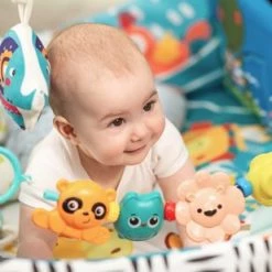 Lionelo Anika Plus Multicolor - Babygym - 2 In 1 Speelkleed - 5 Speelgoed -babygyms Winkel 550x309 20