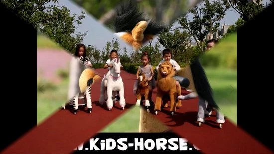 Kids-Horse Rijdend Speelgoed Paard - Benjamin TB-2007S - Bruin 2 Kids-Horse Rijdend Speelgoed Paard - Benjamin TB-2007S - Bruin - Afbeelding 2