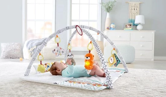 Fisher-Price Baby Gym - Speelmat Met 21 Zintuigelijke Ontdekkingsspeeltjes 5 Fisher-Price Baby Gym - Speelmat Met 21 Zintuigelijke Ontdekkingsspeeltjes - Afbeelding 5