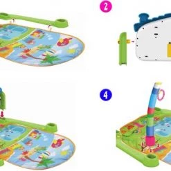 WonderOne - BabyGym | 3-in-1 Speelmat | Speelkleed | Speeltapijt | Baby Speelgoed | Activity Center | Met Boog – Piano – Extra Stevig -babygyms Winkel 550x328