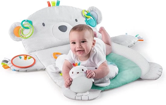 Babygym, Baby Cadeau - Jongen & Meisje, Dierenvriendjes Speelmat, Interactief Speelgoed - Multikleuren. 4 Babygym, Baby Cadeau - Jongen & Meisje, Dierenvriendjes Speelmat, Interactief Speelgoed - Multikleuren. - Afbeelding 4