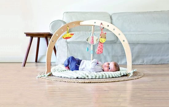 Babygym, Baby Cadeau - Jongen & Meisje, Dierenvriendjes Speelmat, Interactief Speelgoed – Multikleuren 2 Babygym, Baby Cadeau - Jongen & Meisje, Dierenvriendjes Speelmat, Interactief Speelgoed – Multikleuren - Afbeelding 2