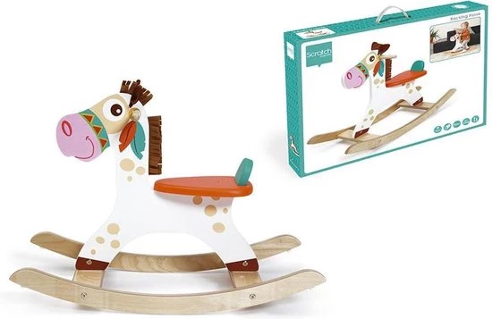 Scratch Europe Scratch Mobiliteit: ROCKING HORSE INDIAANSE PONY 80x53x31cm, Max. 25kg, In Doos, 1+ 5 Scratch Europe Scratch Mobiliteit: ROCKING HORSE INDIAANSE PONY 80x53x31cm, Max. 25kg, In Doos, 1+ - Afbeelding 5