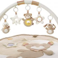 Babygym, Baby Cadeau - Jongen & Meisje, Dierenvriendjes Speelmat, Interactief Speelgoed - Multikleuren. -babygyms Winkel 550x361 4