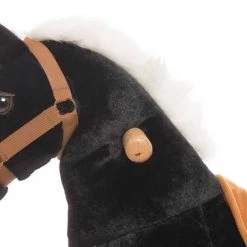 Animal Riding Paard Mararadscha Zwart XS / Mini Rijdend Paardenspeelgoed - Paardenspeelgoed - Zadelhoogte 44 CM - Verstelbaar Pedaal 3 Standen. Afneembaar Zadel. -babygyms Winkel 550x362 4
