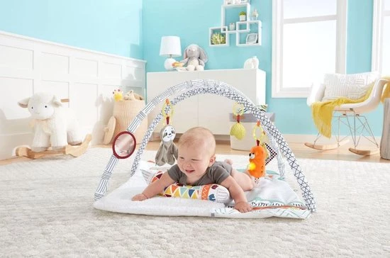 Fisher-Price Baby Gym - Speelmat Met 21 Zintuigelijke Ontdekkingsspeeltjes 4 Fisher-Price Baby Gym - Speelmat Met 21 Zintuigelijke Ontdekkingsspeeltjes - Afbeelding 4
