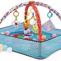 Toys&stuff Babygym- Baby Speelkleed – Baby Speelgoed – Baby Speelmat - Zwart - Cadeau -babygyms Winkel 550x365