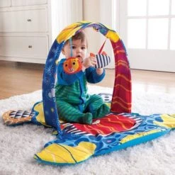 Merkloos Babygym Lamaze Makai Het Aapje Speelkleed - Baby Speelgym TOMY -babygyms Winkel 550x366 104