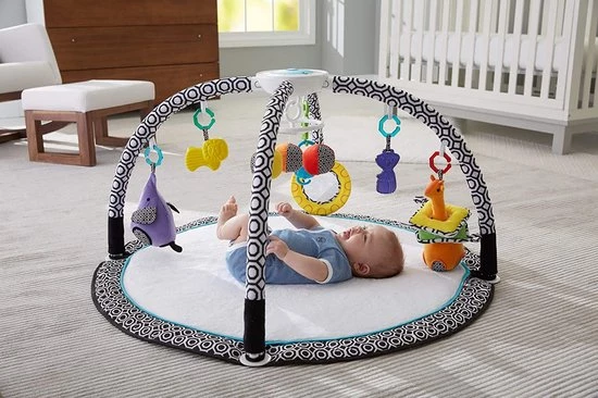 Babygym, Baby Cadeau - Jongen & Meisje, Dierenvriendjes Speelmat, Interactief Speelgoed – Multikleuren 4 Babygym, Baby Cadeau - Jongen & Meisje, Dierenvriendjes Speelmat, Interactief Speelgoed – Multikleuren - Afbeelding 4