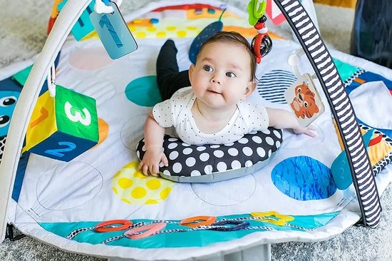 Babygym, Baby Cadeau - Jongen & Meisje, Dierenvriendjes Speelmat, Interactief Speelgoed - Multikleuren. 6 Babygym, Baby Cadeau - Jongen & Meisje, Dierenvriendjes Speelmat, Interactief Speelgoed - Multikleuren. - Afbeelding 6