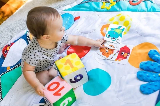 Babygym, Baby Cadeau - Jongen & Meisje, Dierenvriendjes Speelmat, Interactief Speelgoed - Multikleuren. 8 Babygym, Baby Cadeau - Jongen & Meisje, Dierenvriendjes Speelmat, Interactief Speelgoed - Multikleuren. - Afbeelding 8