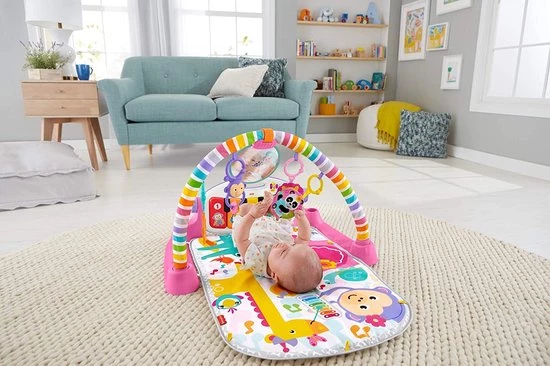 Babygym, Baby Cadeau - Jongen & Meisje, Dierenvriendjes Speelmat, Interactief Speelgoed – Multikleuren 2 Babygym, Baby Cadeau - Jongen & Meisje, Dierenvriendjes Speelmat, Interactief Speelgoed – Multikleuren - Afbeelding 2