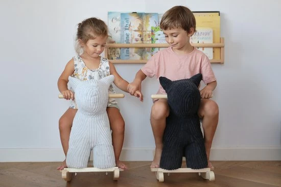 Label Label Hond Grijs Hobbeldier LLRT-23169 4 Label Label Hond Grijs Hobbeldier LLRT-23169 - Afbeelding 4