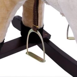 Merkloos Hobbelpaard Shaggy Met Zadel -babygyms Winkel 550x366 167