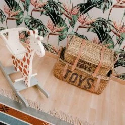 Childhome Hobbelfiguur Giraf Hout 69 Cm Wit/grijs -babygyms Winkel 550x366 175