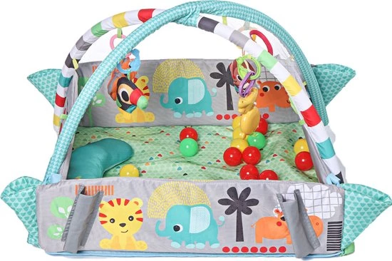 Merkloos Babygym- Speelmat Met Speelboog - Speelkleed Baby Met Boog - Baby Speelgoed Met Muzik - Ballenbak Met Aanpasbare Wanden - Vanaf 0 Maanden - Groen 1 Merkloos Babygym- Speelmat Met Speelboog - Speelkleed Baby Met Boog - Baby Speelgoed Met Muzik - Ballenbak Met Aanpasbare Wanden - Vanaf 0 Maanden - Groen