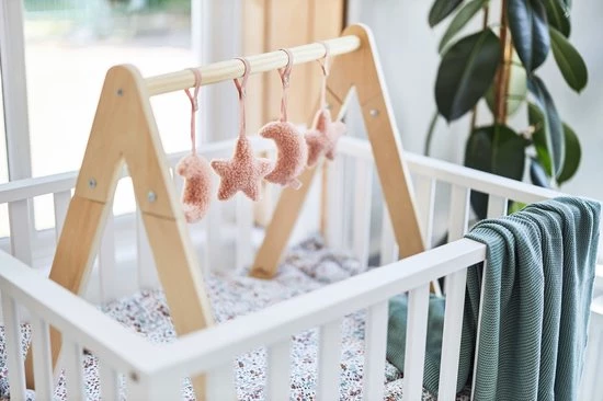 Jollein Babygym Speeltjes - Moon - Ash Green - 4 Stuks 12 Jollein Babygym Speeltjes - Moon - Ash Green - 4 Stuks - Afbeelding 12
