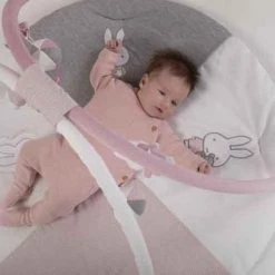 Nijntje Speelkleed Met Boog Pink Baby Rib -babygyms Winkel 550x366 49