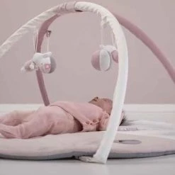 Nijntje Speelkleed Met Boog Pink Baby Rib -babygyms Winkel 550x366 50