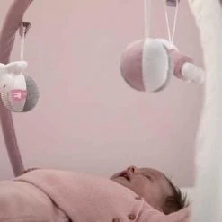 Nijntje Speelkleed Met Boog Pink Baby Rib -babygyms Winkel 550x366 51