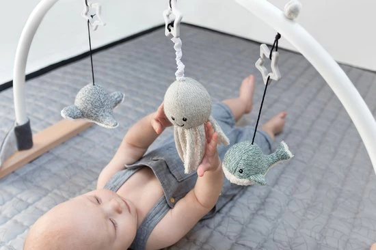 Flow Amsterdam - Baby Gym Ocean - Belletje - Trilknuffel - Melodietje 10 Flow Amsterdam - Baby Gym Ocean - Belletje - Trilknuffel - Melodietje - Afbeelding 10
